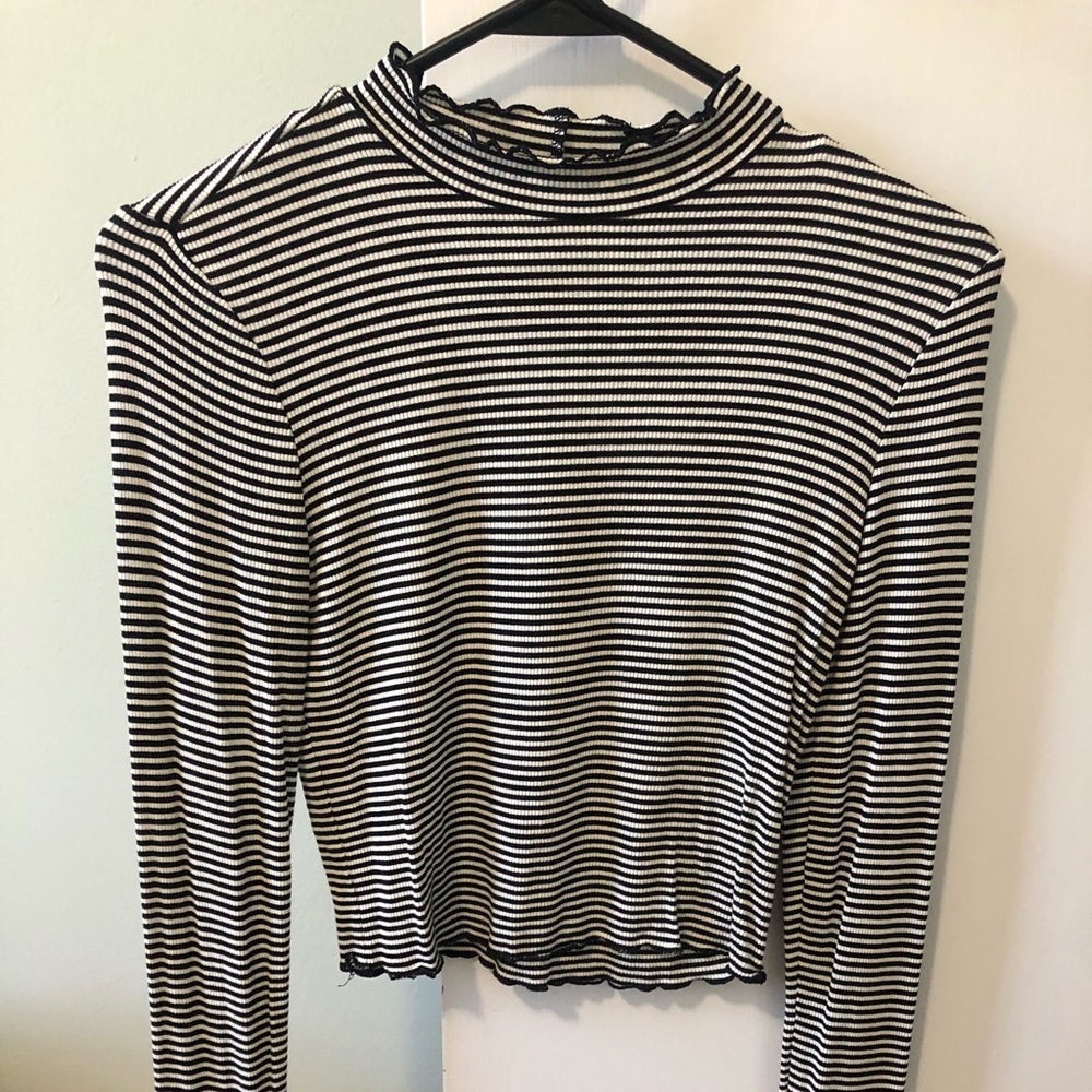 Forever 21 Crop Top with Bell Sleeves